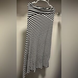 Black & White Maxi Skirt